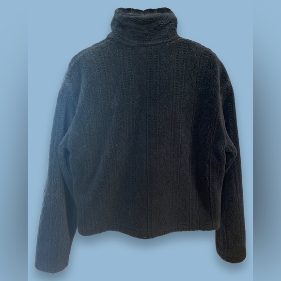 Womens vintage fleece zip sweater - made in CANADA - size L🌟🖤 - Picture 2 of 4